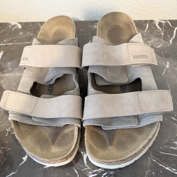 Birkenstock Uji Nubuck-Suede Leather Men\'s Sandals Size 11 /EUR 44